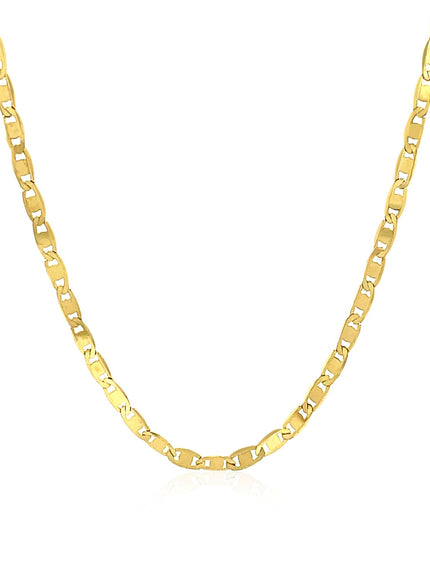 2.3mm 10k Yellow Gold Mariner Link Chain
