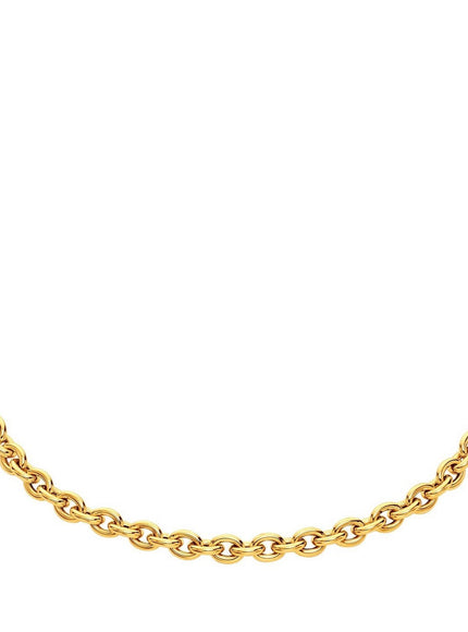 14k Yellow Gold Polished Cable Link Necklace
