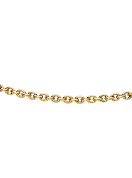 14k Yellow Gold Polished Cable Link Necklace