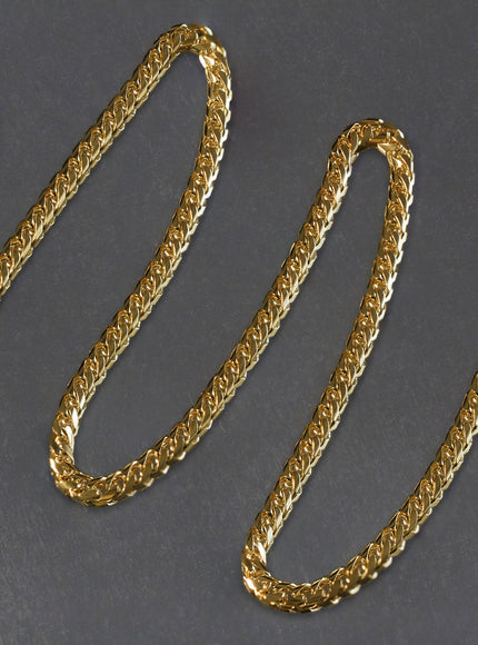 6.5mm 14k Yellow Gold Lite Figaro Chain
