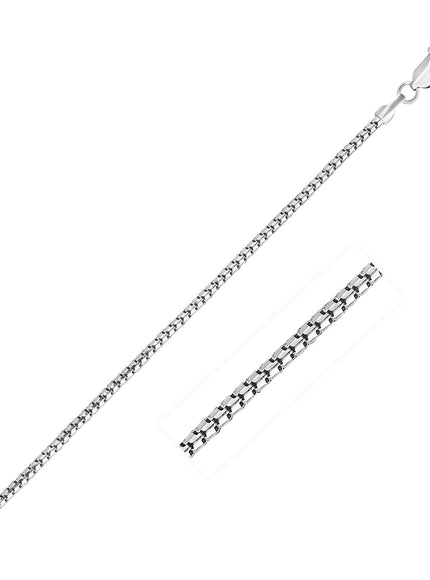 14k White Gold Ice Chain 1.3mm