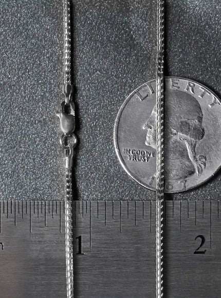 14k White Gold Ice Chain 1.3mm