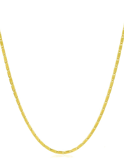 14k Yellow Gold Lumina Pendant Chain 1.0mm