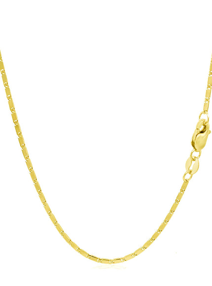 14k Yellow Gold Lumina Pendant Chain 1.0mm