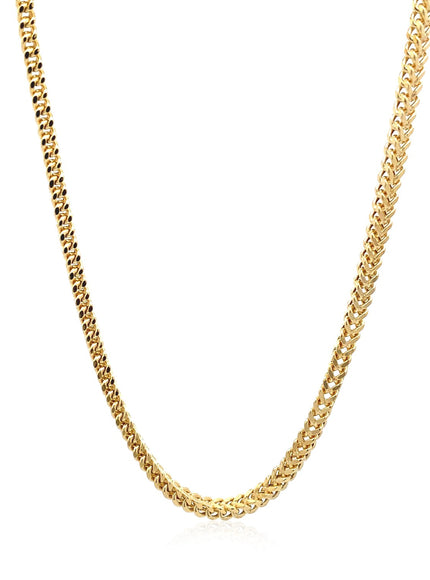 14k Yellow Gold Light Weight Wheat Chain (3.20 mm)