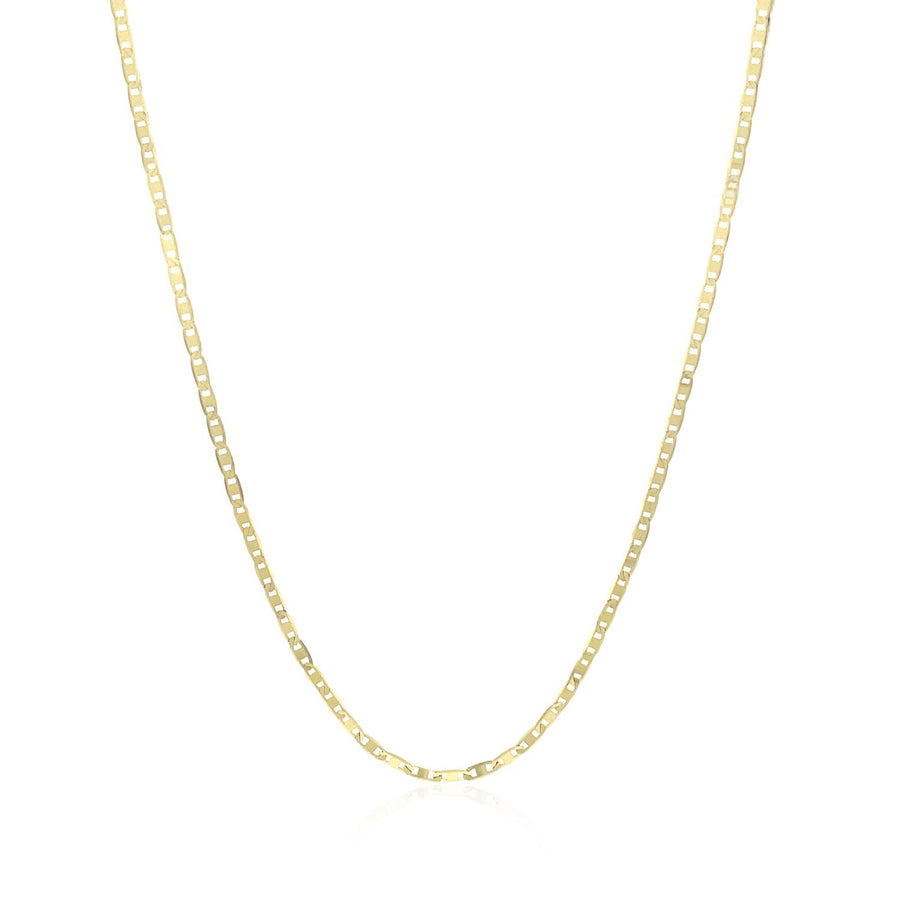 14k Yellow Gold Mariner Link Chain (1.20 mm)