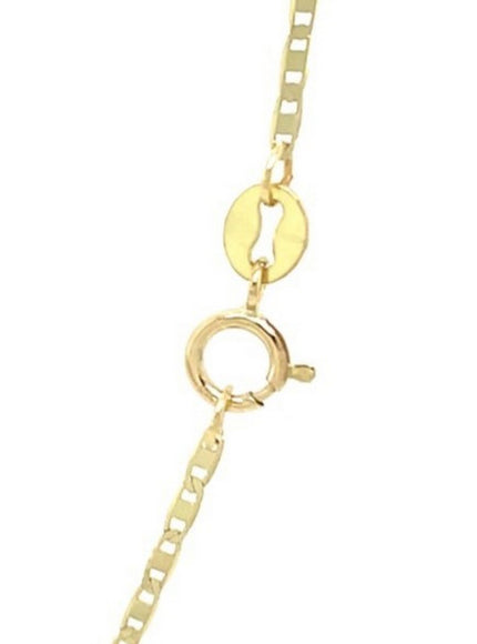 14k Yellow Gold Mariner Link Chain (1.20 mm)