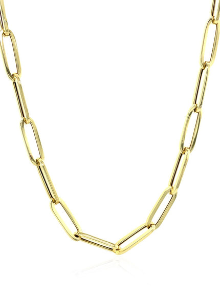 10K Yellow Gold Lite Paperclip Chain (4.2mm)
