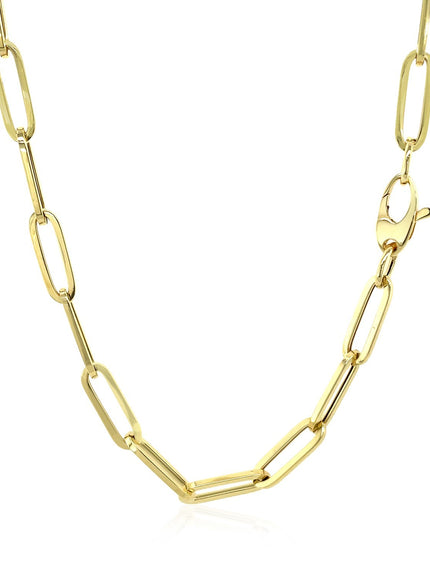 10K Yellow Gold Lite Paperclip Chain (4.2mm)