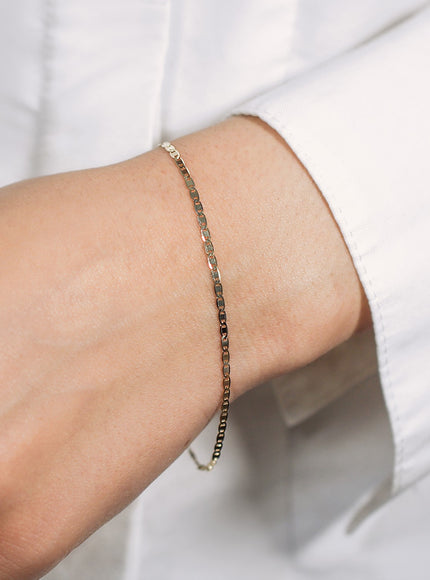 10k Yellow Gold Mariner Link Bracelet 1.7mm