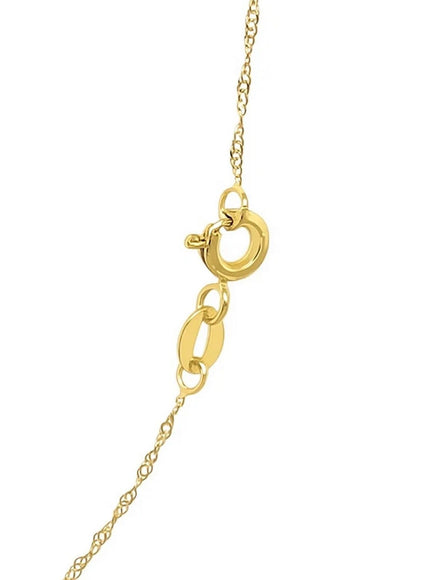 14k Yellow Gold Singapore Chain 0.6mm