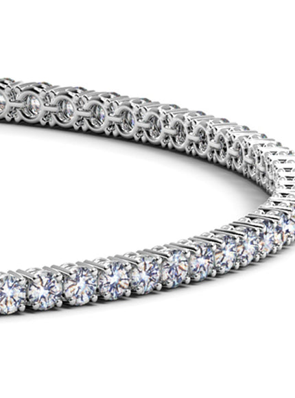 Lab Grown Round Diamond Tennis Bracelet in 14k White Gold (2 cctw F/G VS2/SI1)