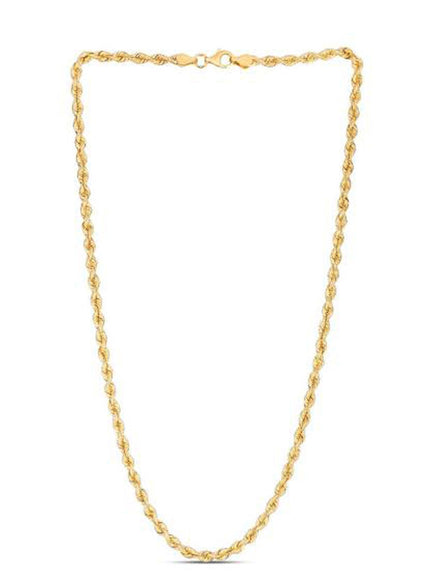 14k Yellow Gold Light Rope Chain (3.70 mm)
