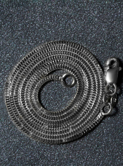 14k White Gold Milano Chain 1.1mm