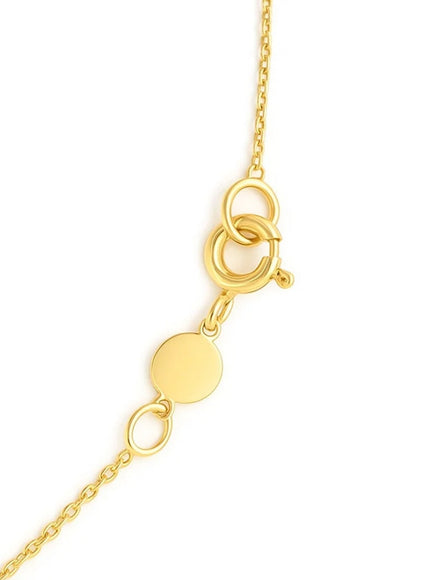 14K Yellow Gold Virgo Necklace