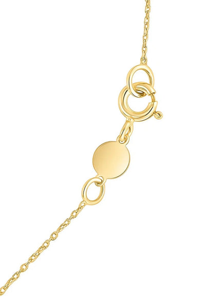 14K Yellow Gold Pisces Necklace