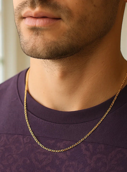 14k Yellow Gold Rolo Chain 1.9mm