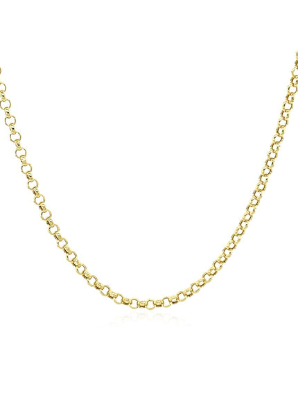 14k Yellow Gold Rolo Chain 1.9mm