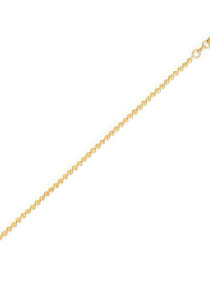 Moon Cut Bead Chain in 14k Yellow Gold (2.0 mm)