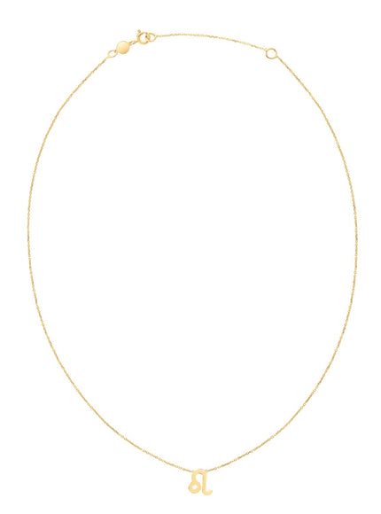 14K Yellow Gold Leo Necklace