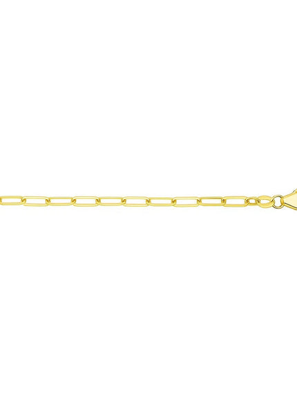 14K Yellow Gold Paperclip Chain (4.0mm)