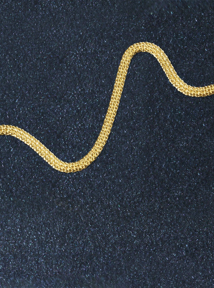 3.5mm 14k Yellow Gold Bismark Bracelet