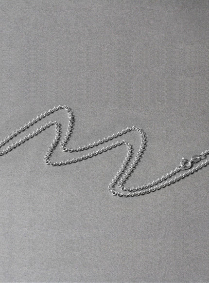 14k White Gold Rolo Chain 1.9mm