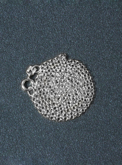 14k White Gold Rolo Chain 1.9mm