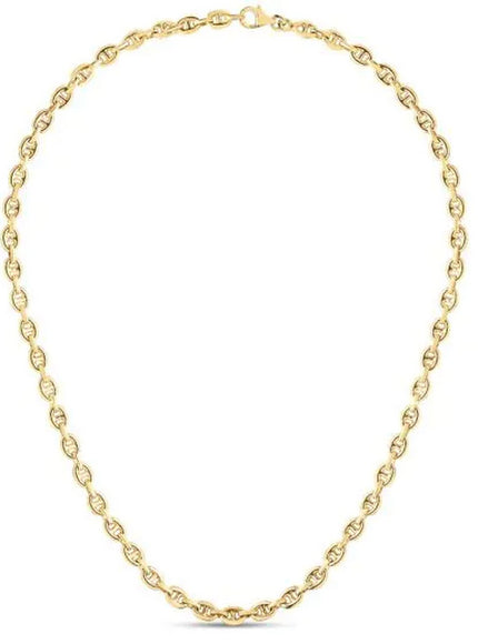 14k Yellow Gold High Polish Mariner Link Chain (5.4mm)