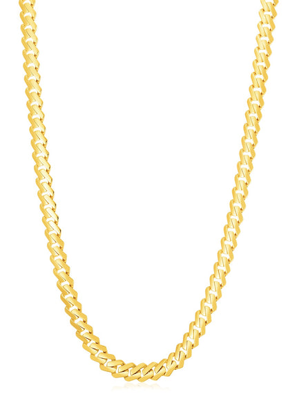 14k Yellow Gold High Polish Modern Lite Edge Chain (8.0mm)
