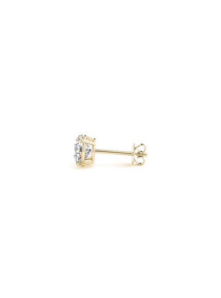 1/2 cttw Lab Grown Round Diamond Stud Earrings 14k Yellow Gold (G/VS2)
