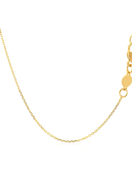 14k Yellow Gold Script LOVE Necklace