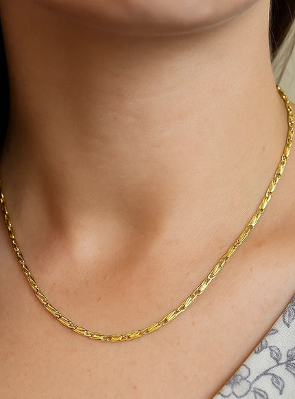 14k Yellow Gold Lumina Pendant Chain 2.1mm