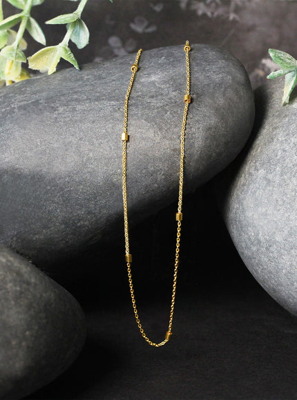 Bead Links Pendant Chain in 14k Yellow Gold (1.50 mm)