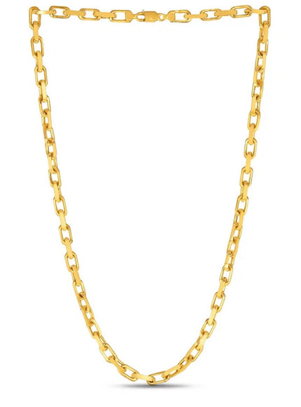 14k Yellow Gold French Cable Link Chain 6.1 mm