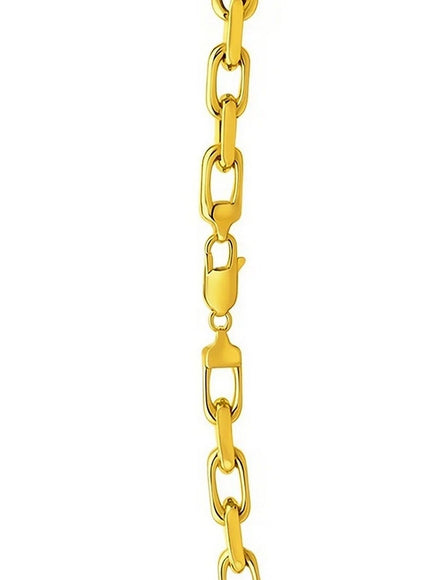 14k Yellow Gold French Cable Link Chain 6.1 mm