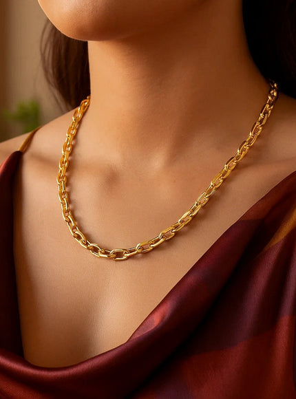 14k Yellow Gold French Cable Link Chain 6.1 mm