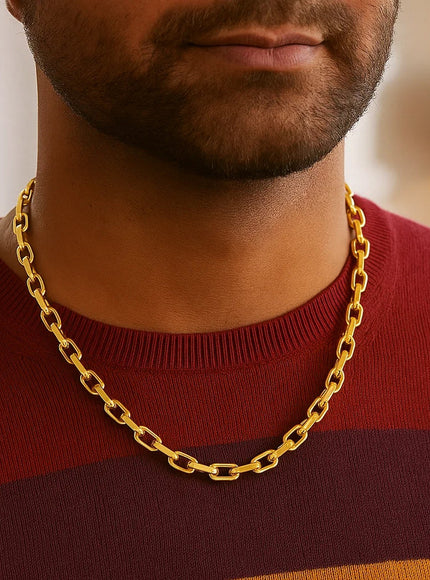 14k Yellow Gold French Cable Link Chain 6.1 mm