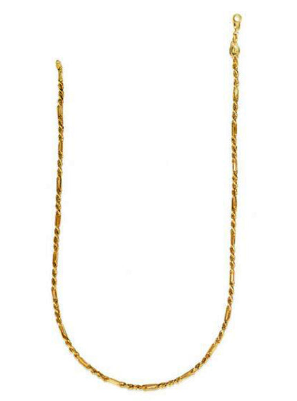 5.0mm 14k Yellow Gold Figa Rope Chain