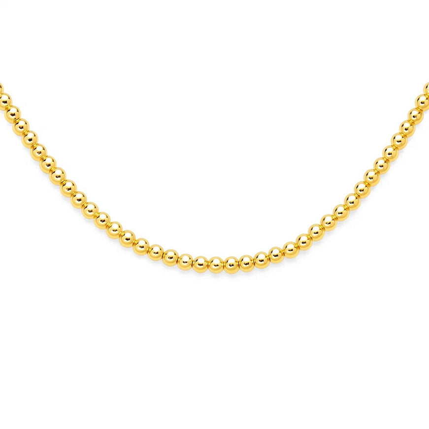 14k Yellow Gold Bead Chain (6mm)