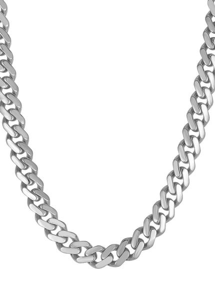 14k White Gold 22 inch Polished Curb Chain Necklace