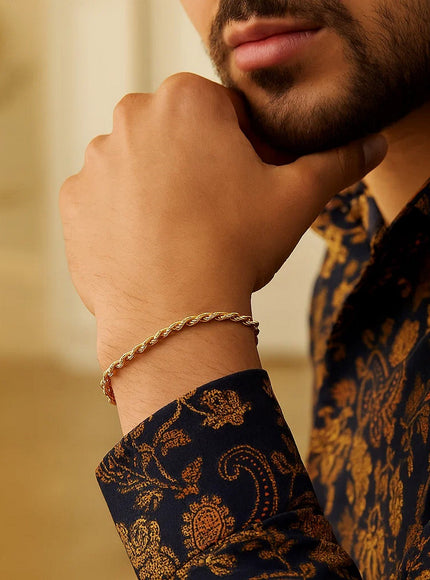 Lite Rope Chain Bracelet in 10k Yellow Gold (3.20 mm)