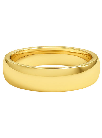14k Yellow Gold 6mm Comfort Fit Wedding Band