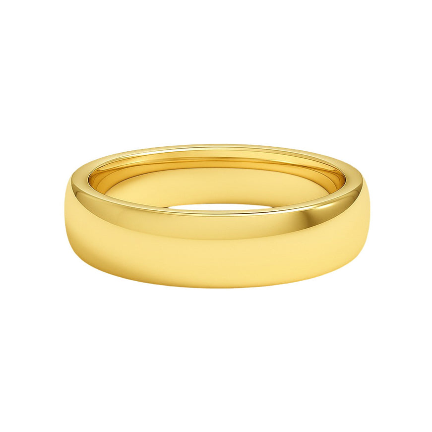 14k Yellow Gold 6mm Comfort Fit Wedding Band