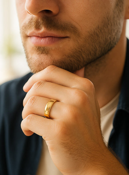 14k Yellow Gold 6mm Comfort Fit Wedding Band