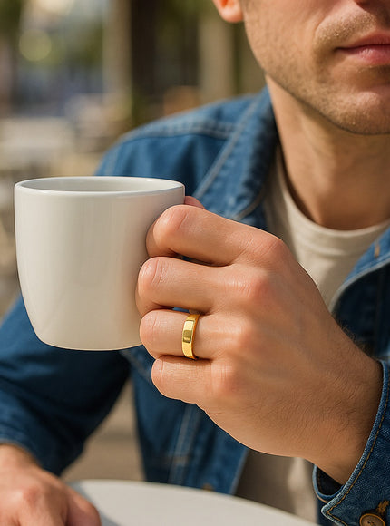 14k Yellow Gold 6mm Comfort Fit Wedding Band