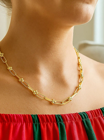 14k Yellow Gold High Polish Jax Link Chain (5.9mm)