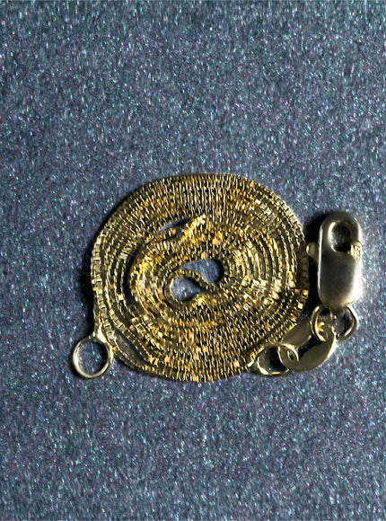 10k Yellow Gold Classic Box Chain 0.45mm
