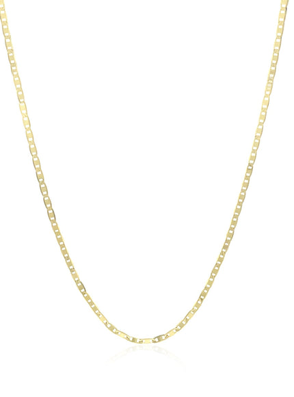10k Yellow Gold Mariner Link Chain 1.2mm