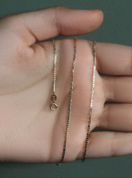 10k Yellow Gold Mariner Link Chain 1.2mm